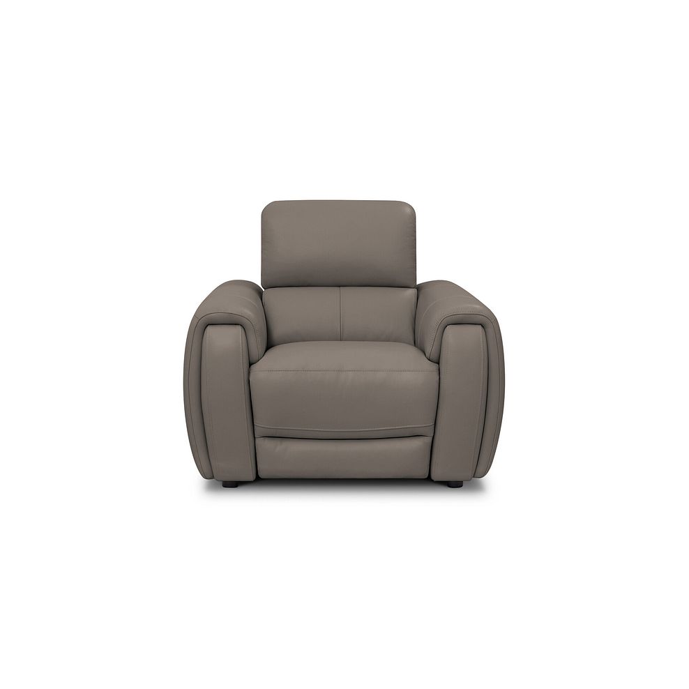 Arabella Power Recliner Armchair in Oyster Leather 4