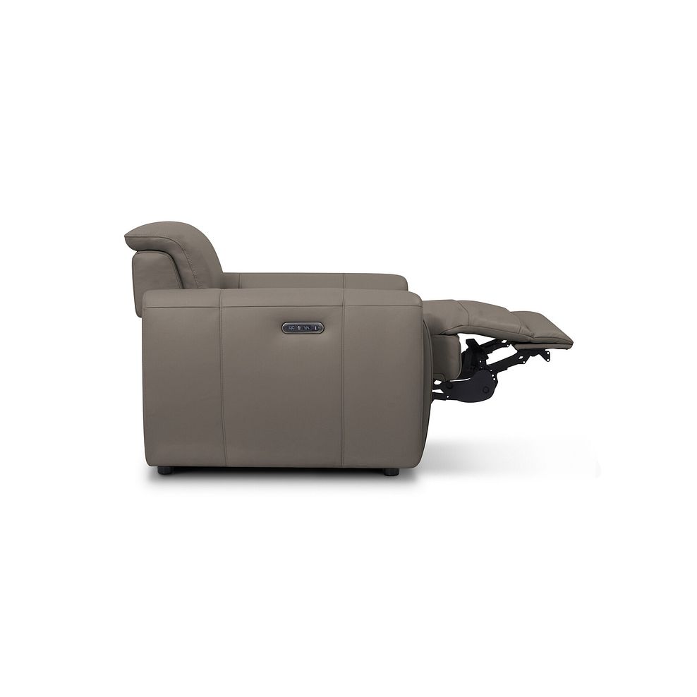 Arabella Power Recliner Armchair in Oyster Leather 8