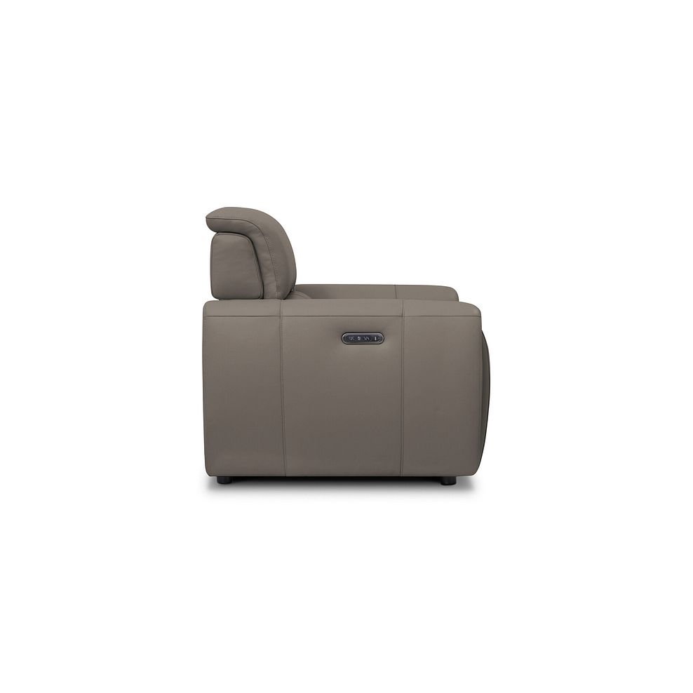 Arabella Power Recliner Armchair in Oyster Leather 7