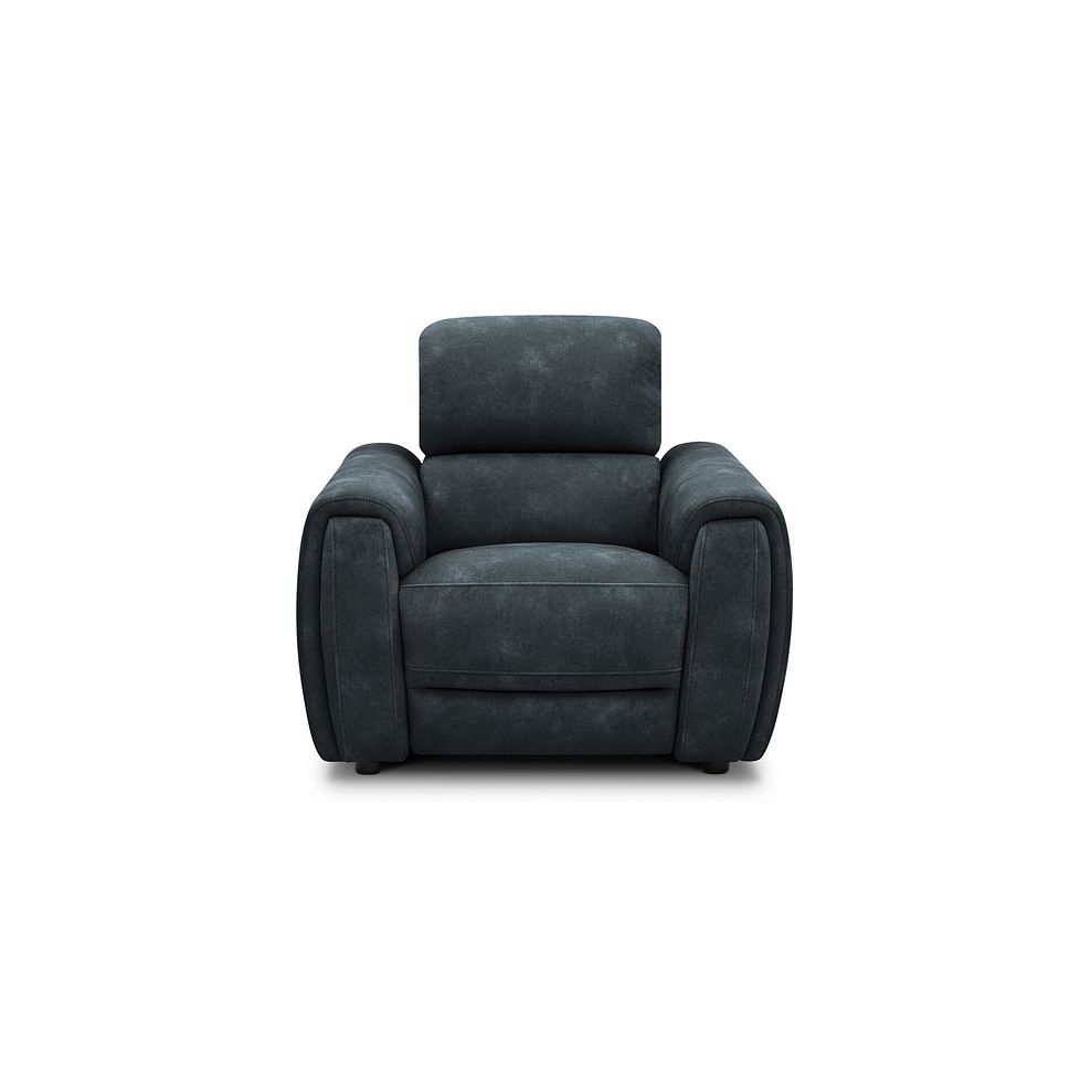 Arabella Power Recliner Armchair with Adjustable Power Headrest in Dexter Shadow Fabric 5