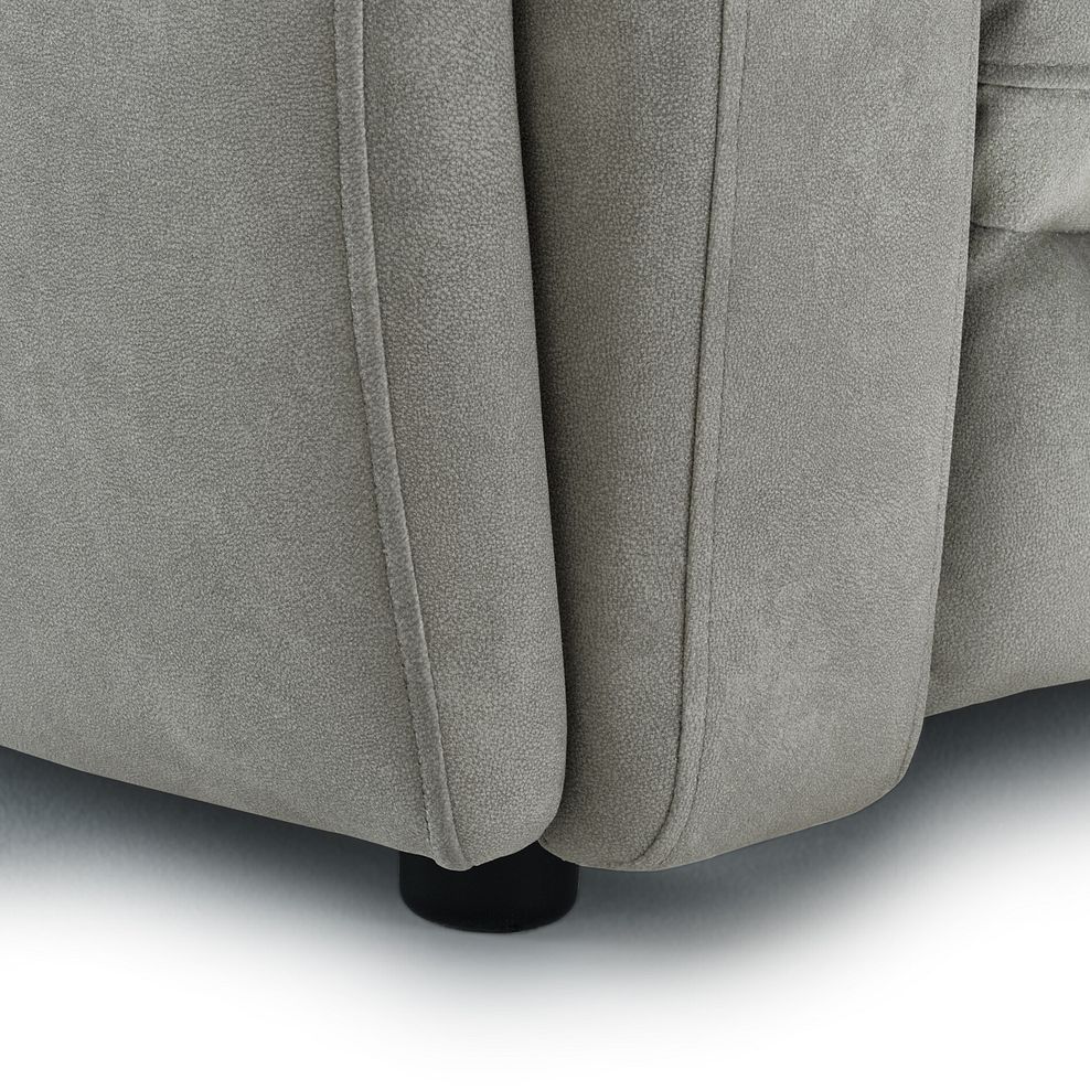 Arabella Power Recliner Armchair with Power Headrest and Speakers in Dexter Stone Fabric 15