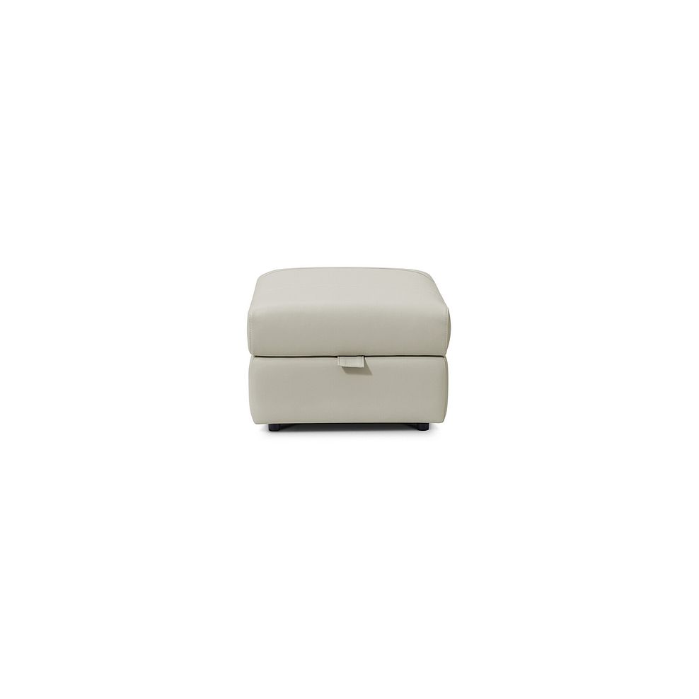 Arabella Storage Footstool in Bone China Leather 3