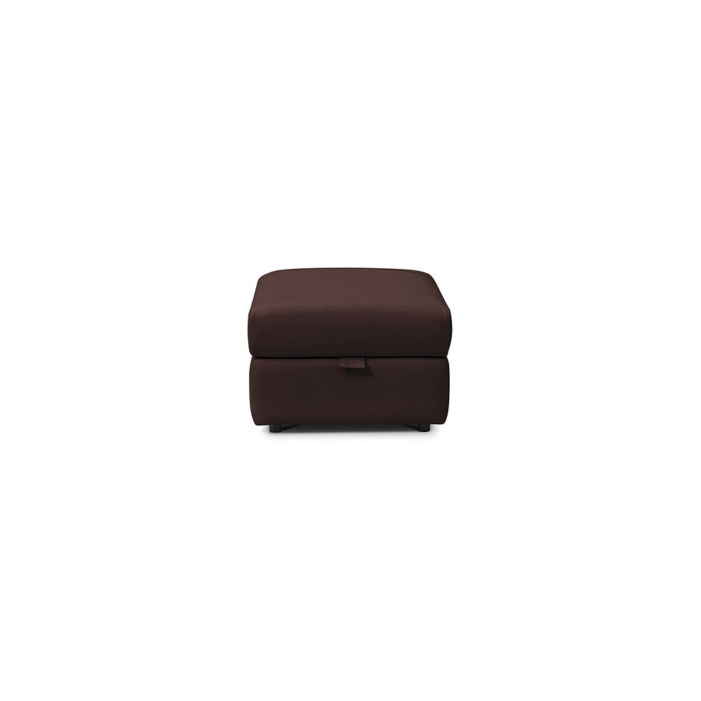 Arabella Storage Footstool in Chestnut Leather 3