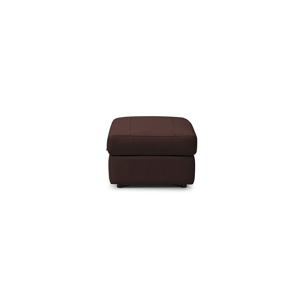 Arabella Storage Footstool in Chestnut Leather 4