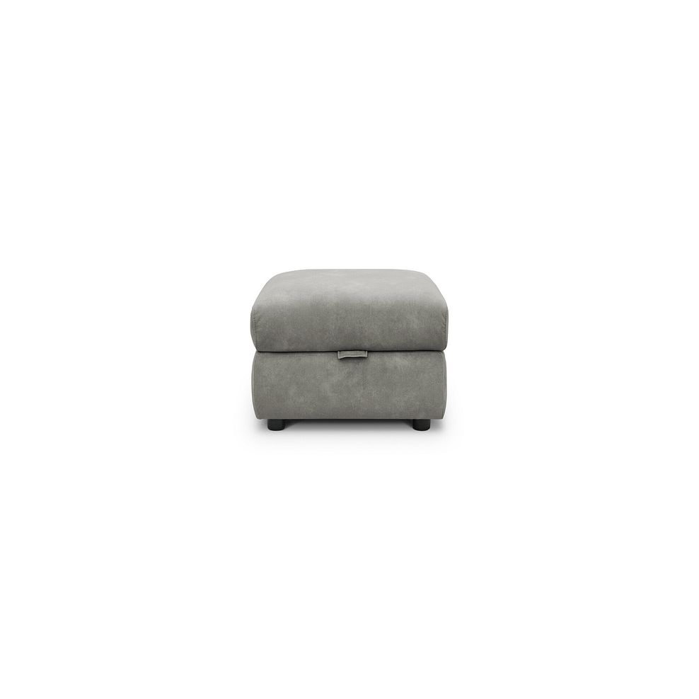 Arabella Storage Footstool in Dexter Stone Fabric 3