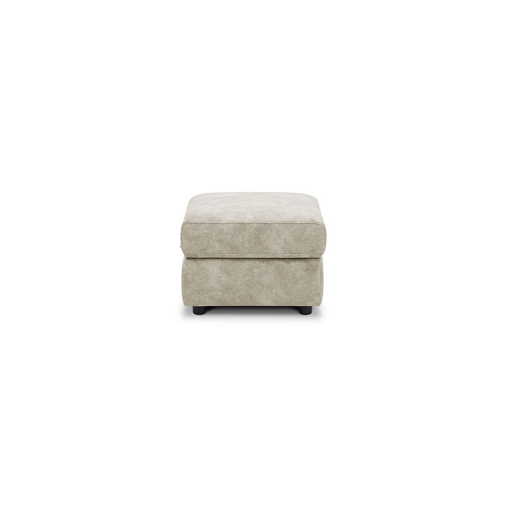 Arabella Storage Footstool in Marble Cream Fabric 4