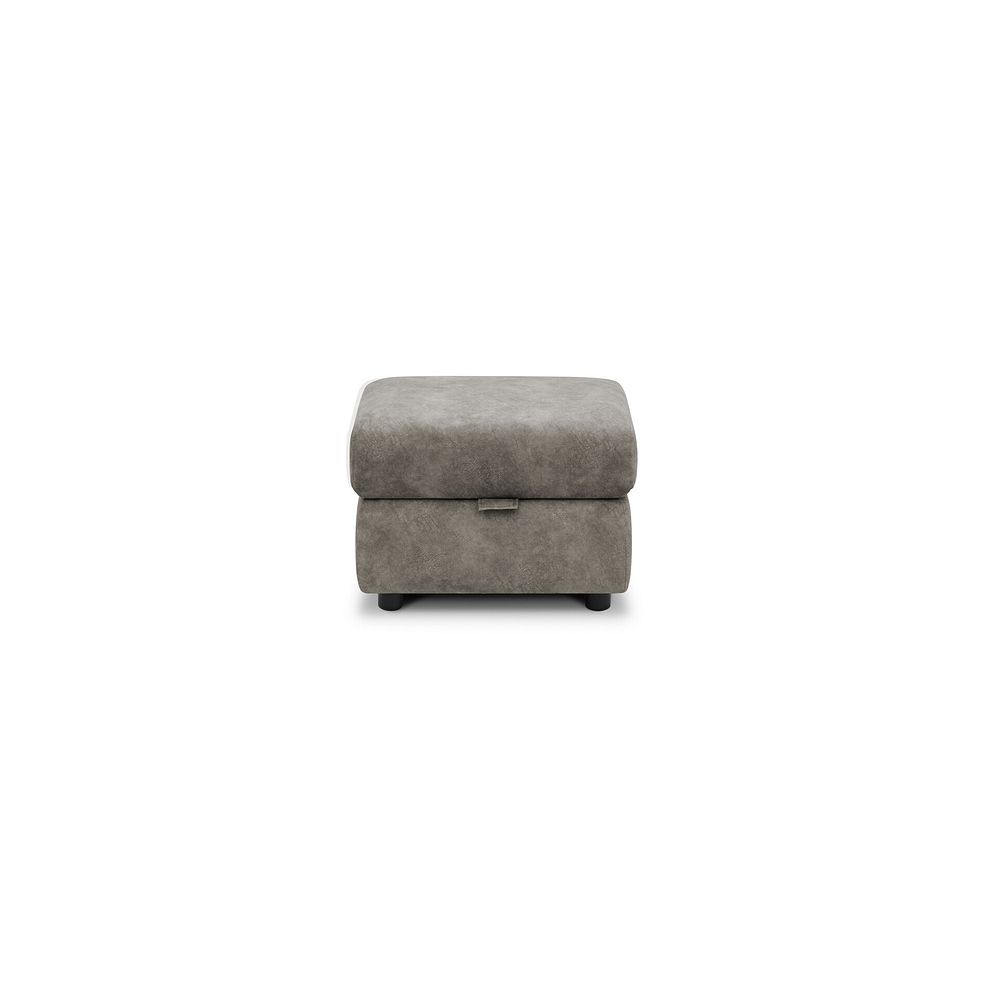 Arabella Storage Footstool in Marble Mink Fabric 3