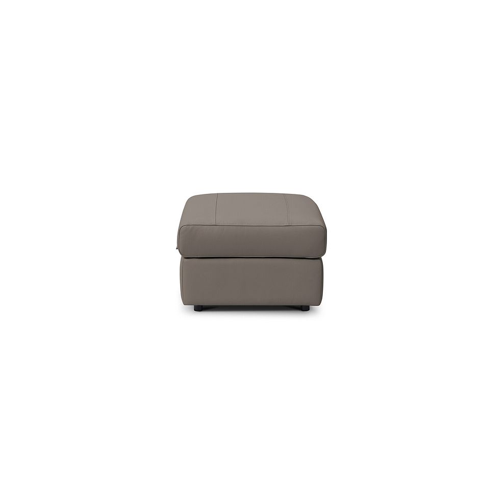 Arabella Storage Footstool in Oyster Leather 4