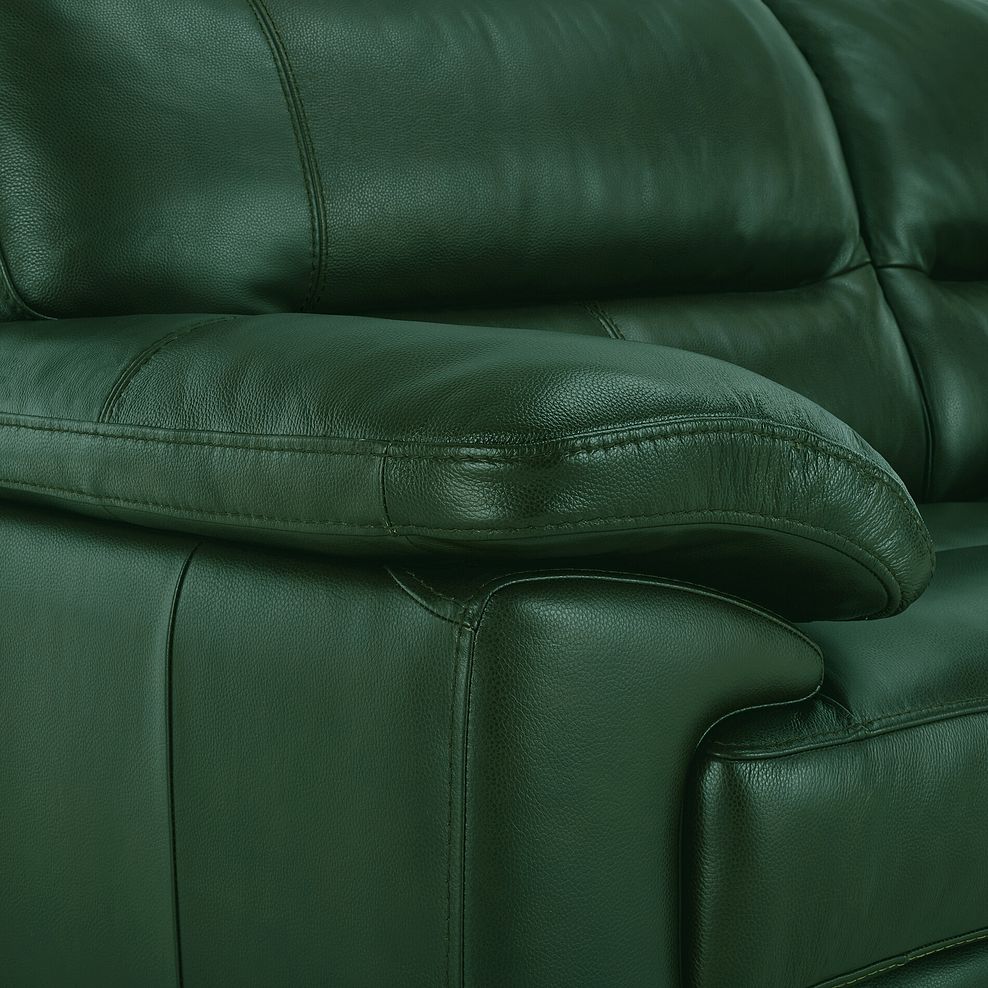 Arlington 2 Seater Sofa in Green Leather 8