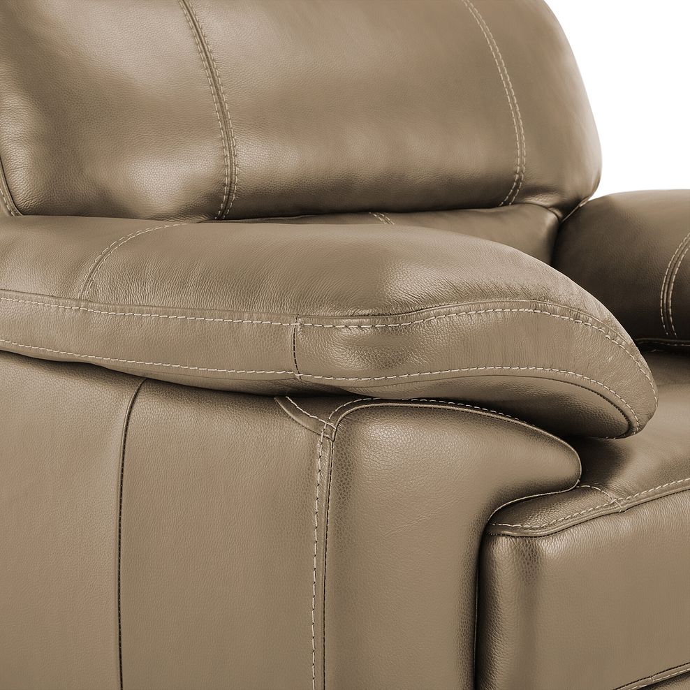 Arlington Armchair in Beige Leather 8