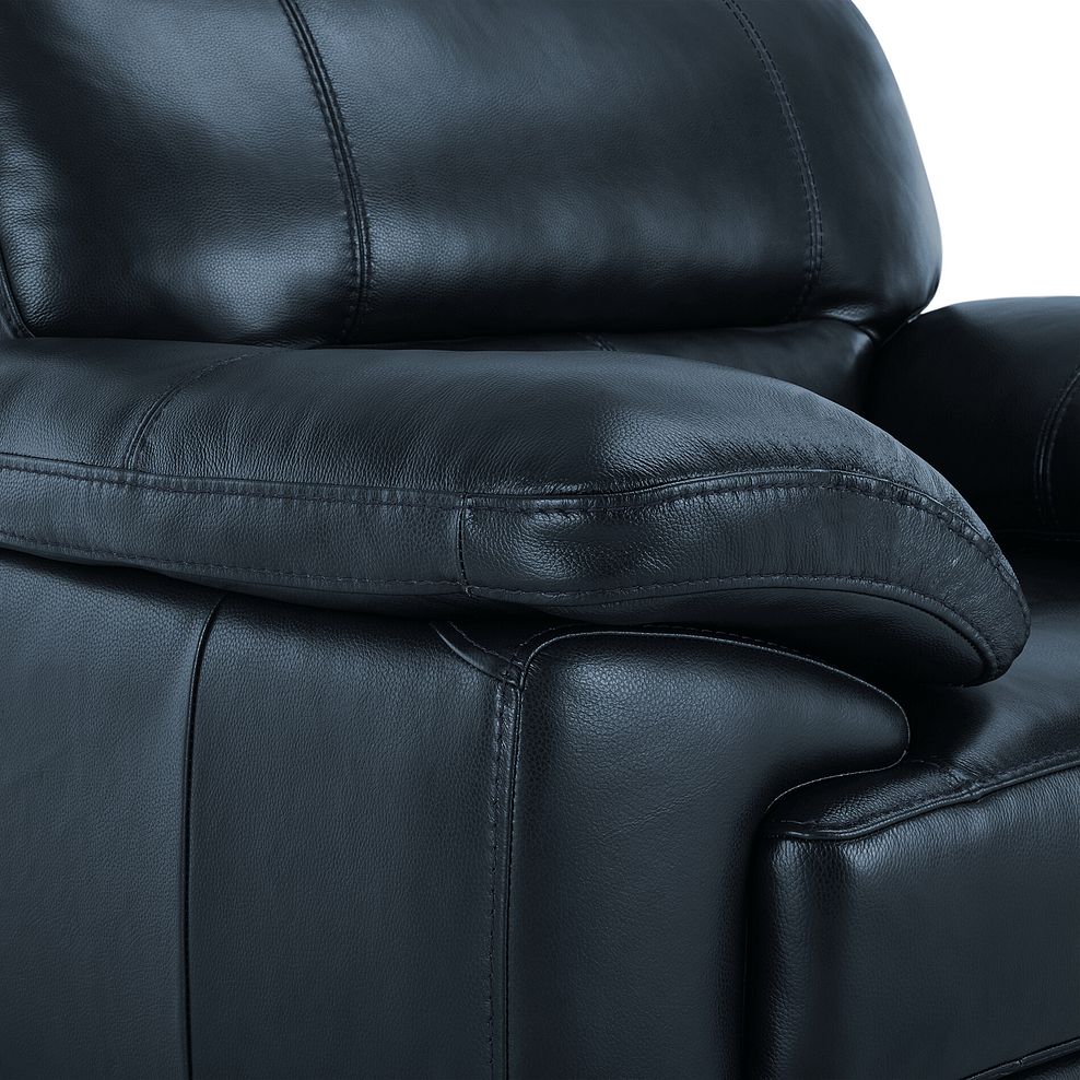 Arlington Armchair in Blue Leather 8