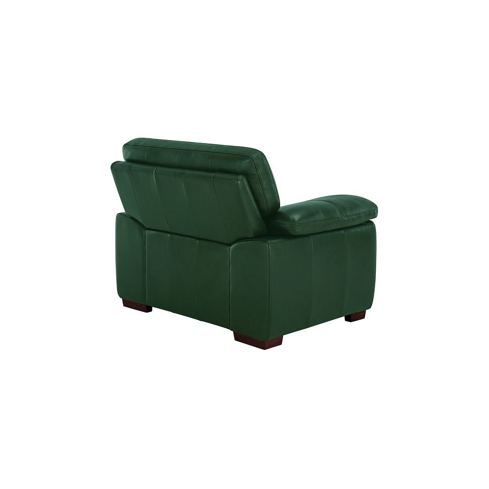 Arlington Armchair in Green Leather 3