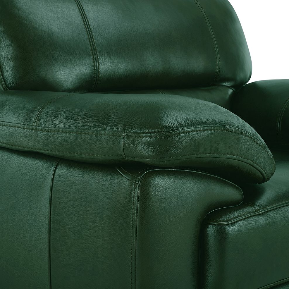 Arlington Armchair in Green Leather 8