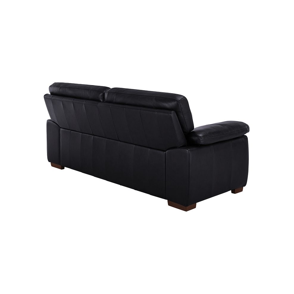 Arlington 3 Seater Sofa in Black Leather 3