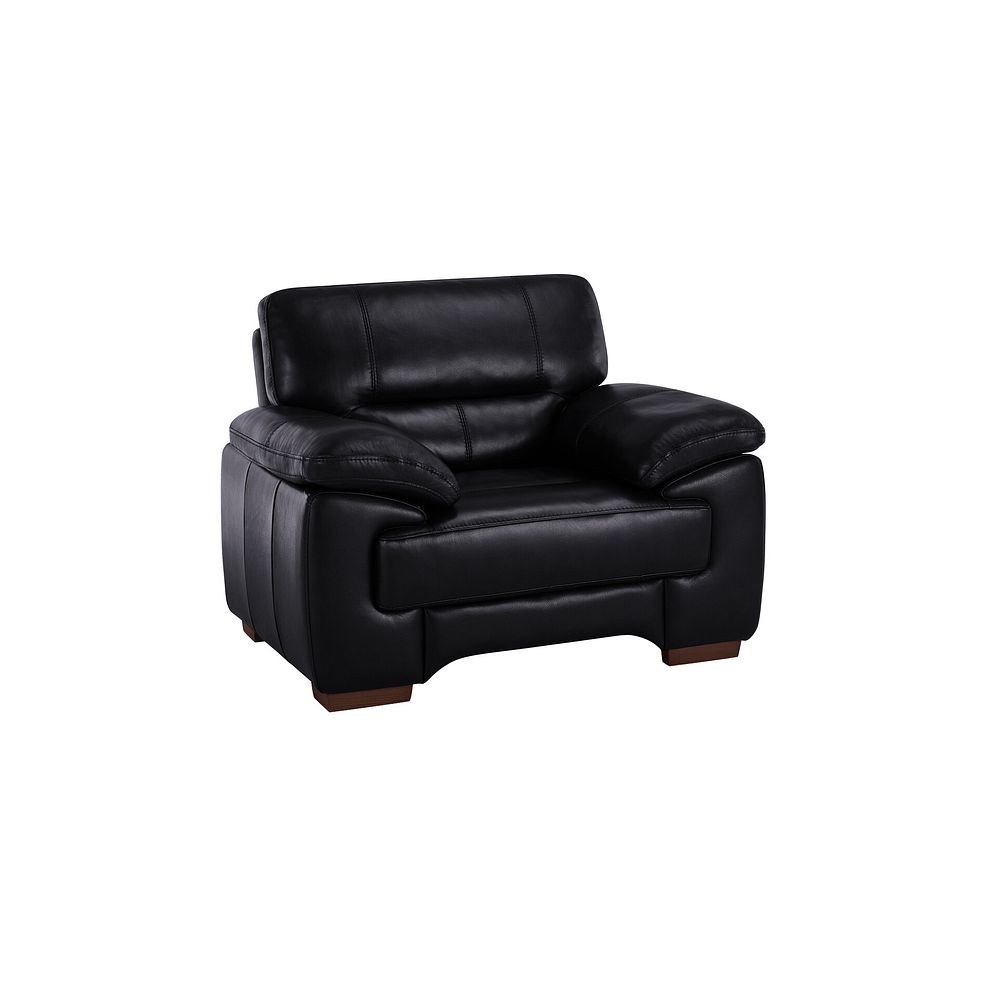 Arlington Armchair in Black Leather 1