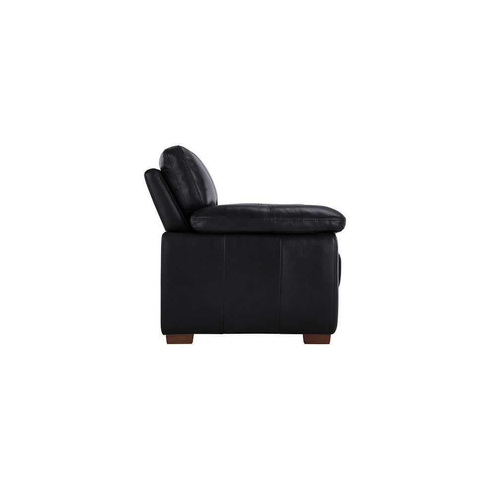 Arlington Armchair in Black Leather 4