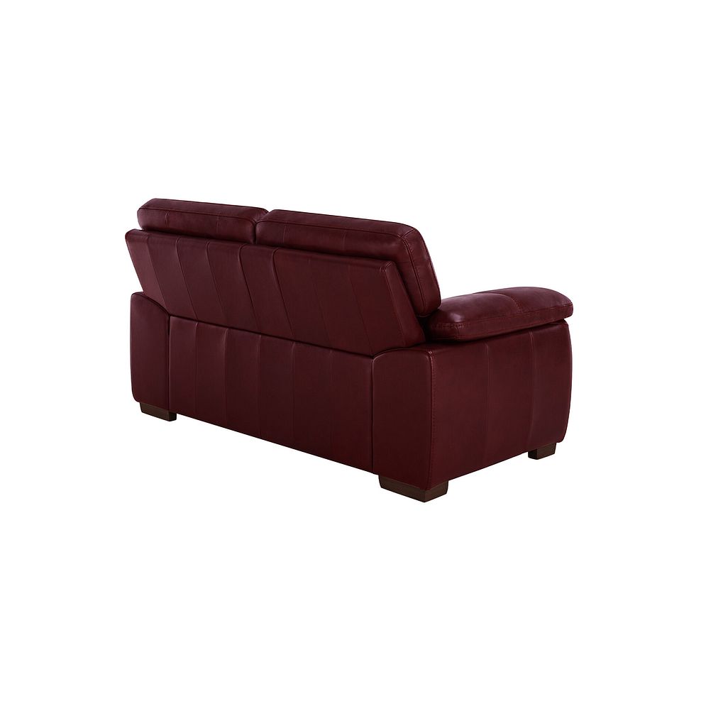 Arlington 2 Seater Sofa in Burgundy Leather 3
