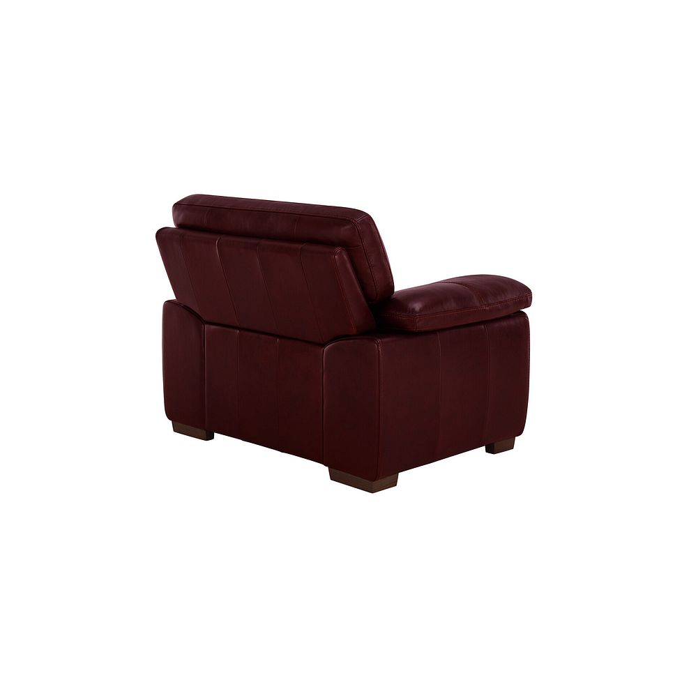 Arlington Armchair in Burgundy Leather 3