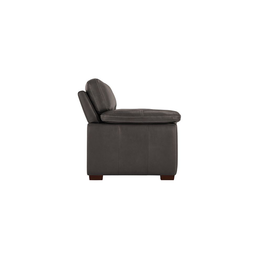 Arlington 2 Seater Sofa in Dark Grey Leather 4