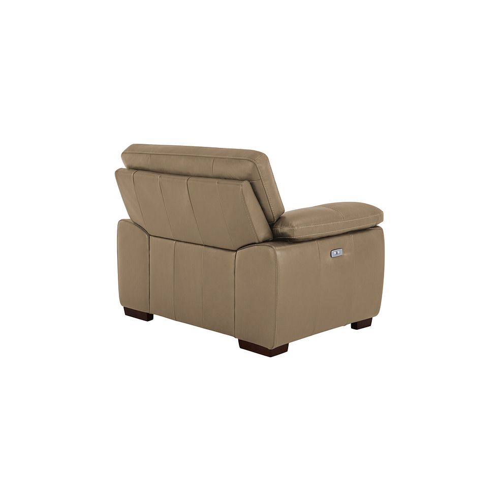 Arlington Electric Recliner in Beige Leather 5