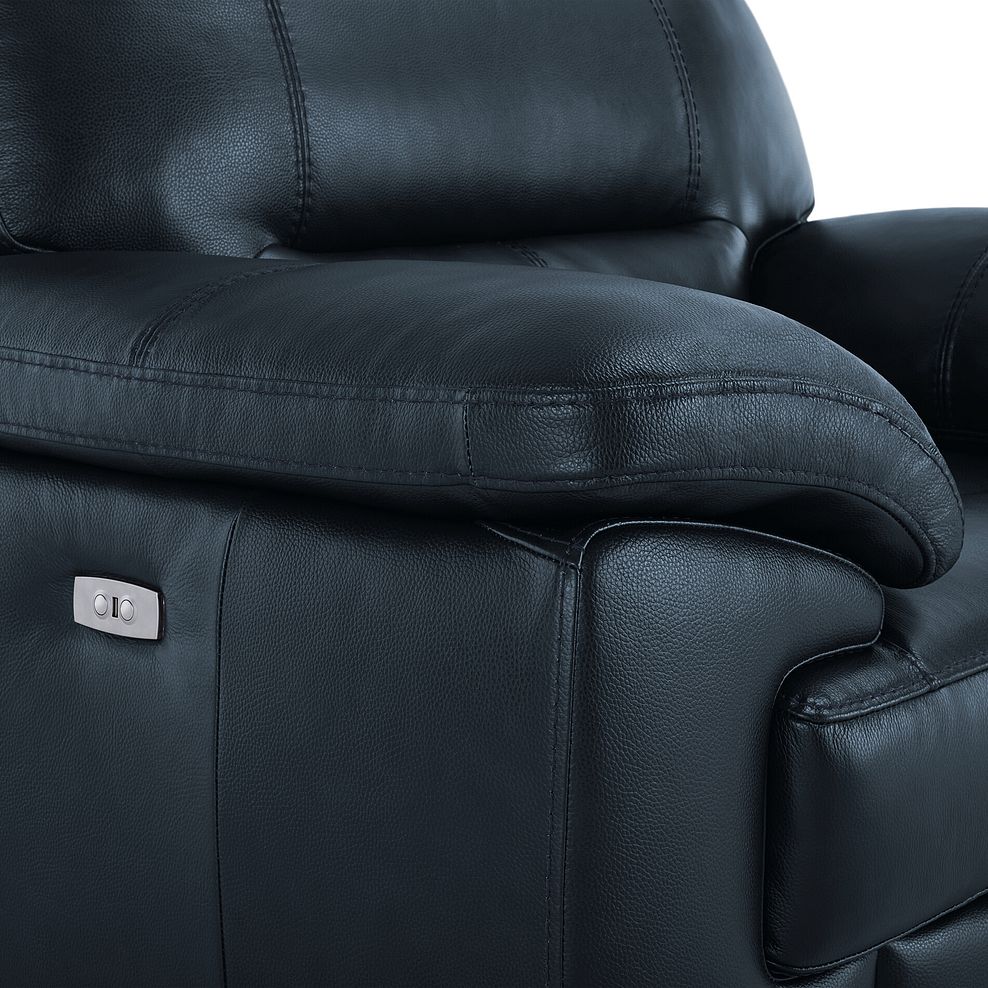 Arlington Electric Recliner in Blue Leather 12