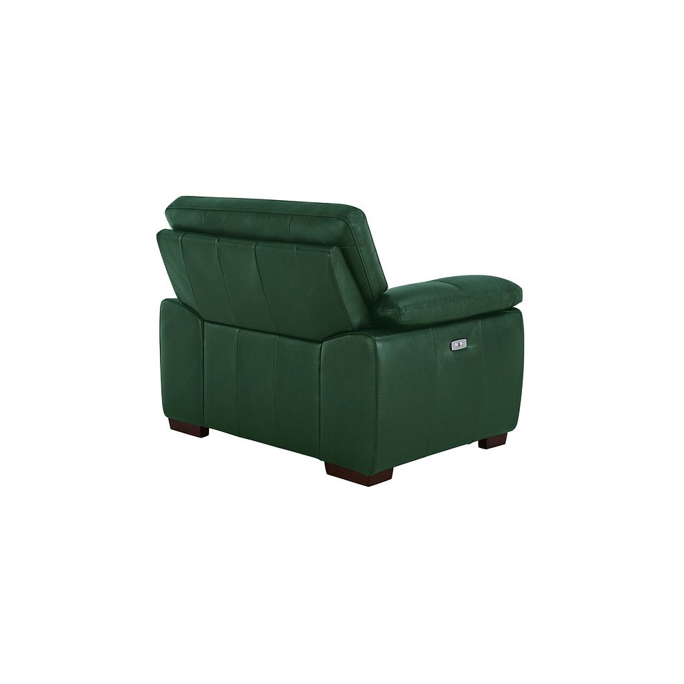 Arlington Electric Recliner in Green Leather 5