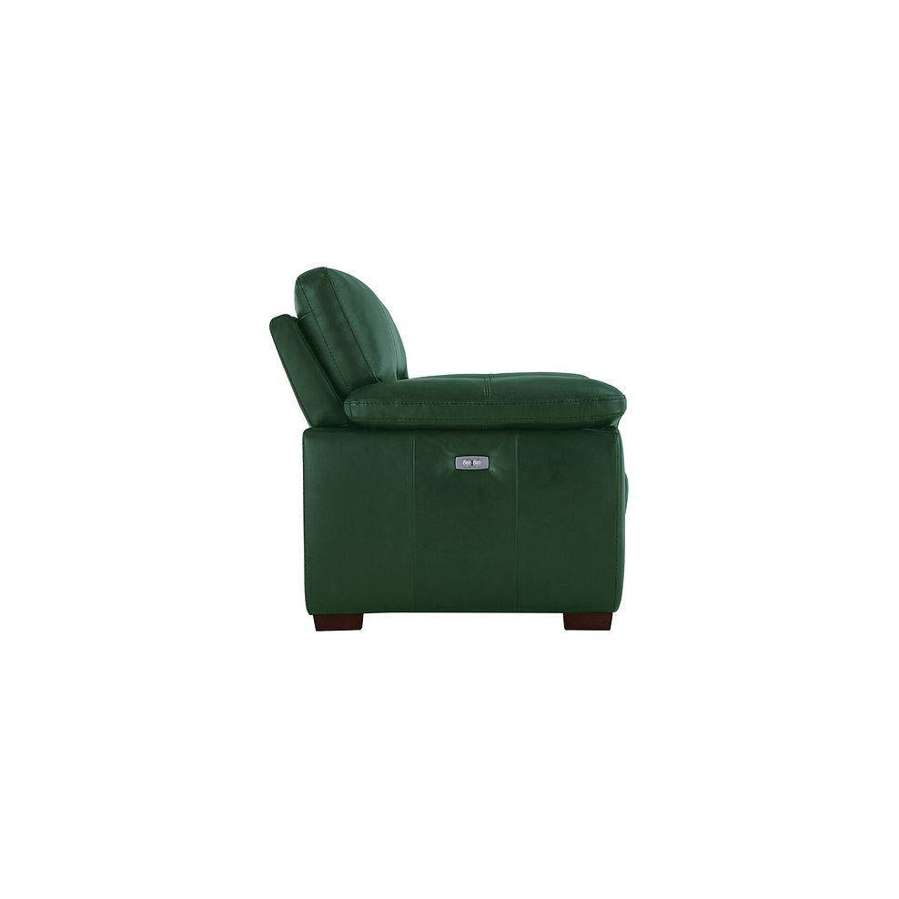 Arlington Electric Recliner in Green Leather 6