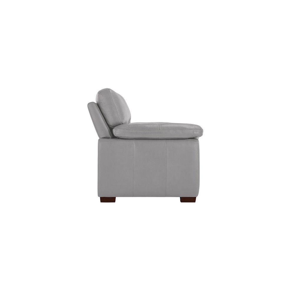 Arlington 2 Seater Sofa in Light Grey Leather 4