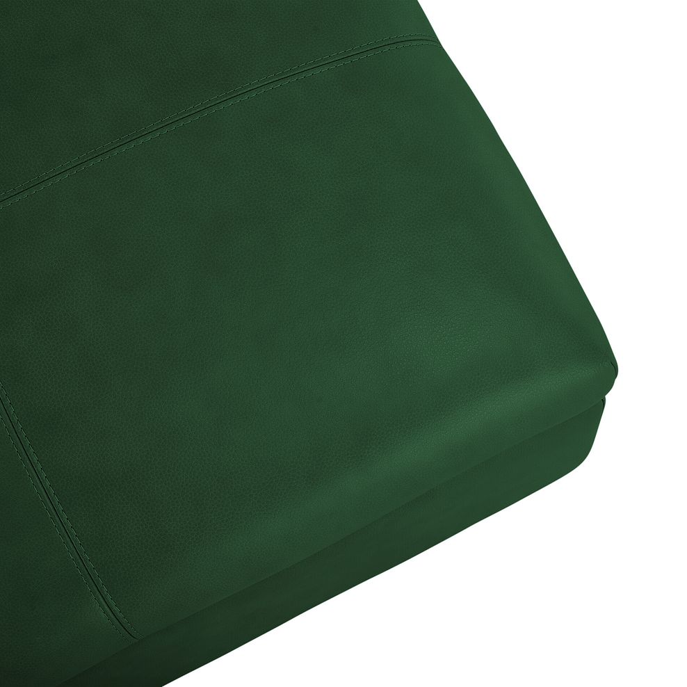 Arlington Storage Footstool in Green Leather 6
