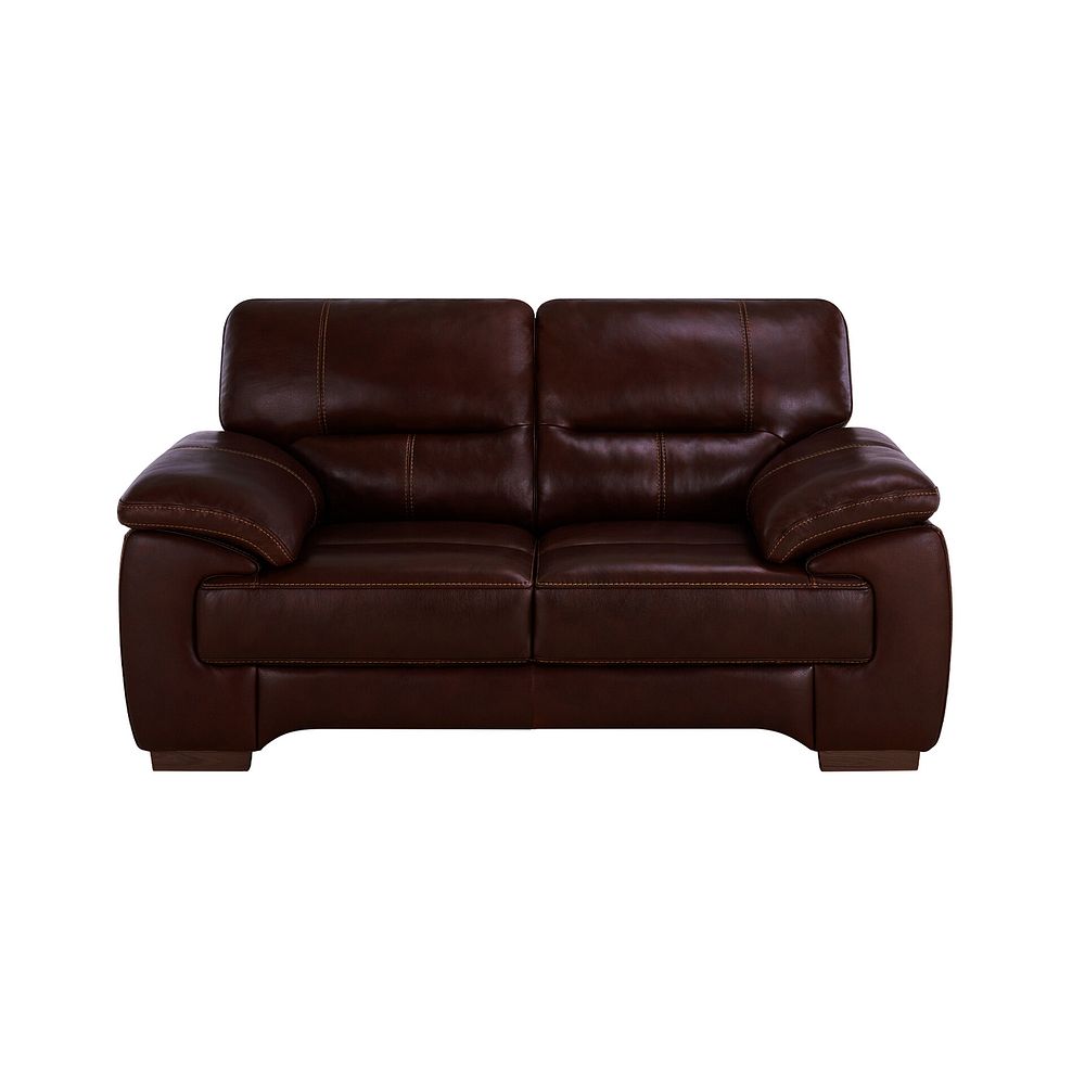 Arlington 2 Seater Sofa in Two Tone Brown Leather 3