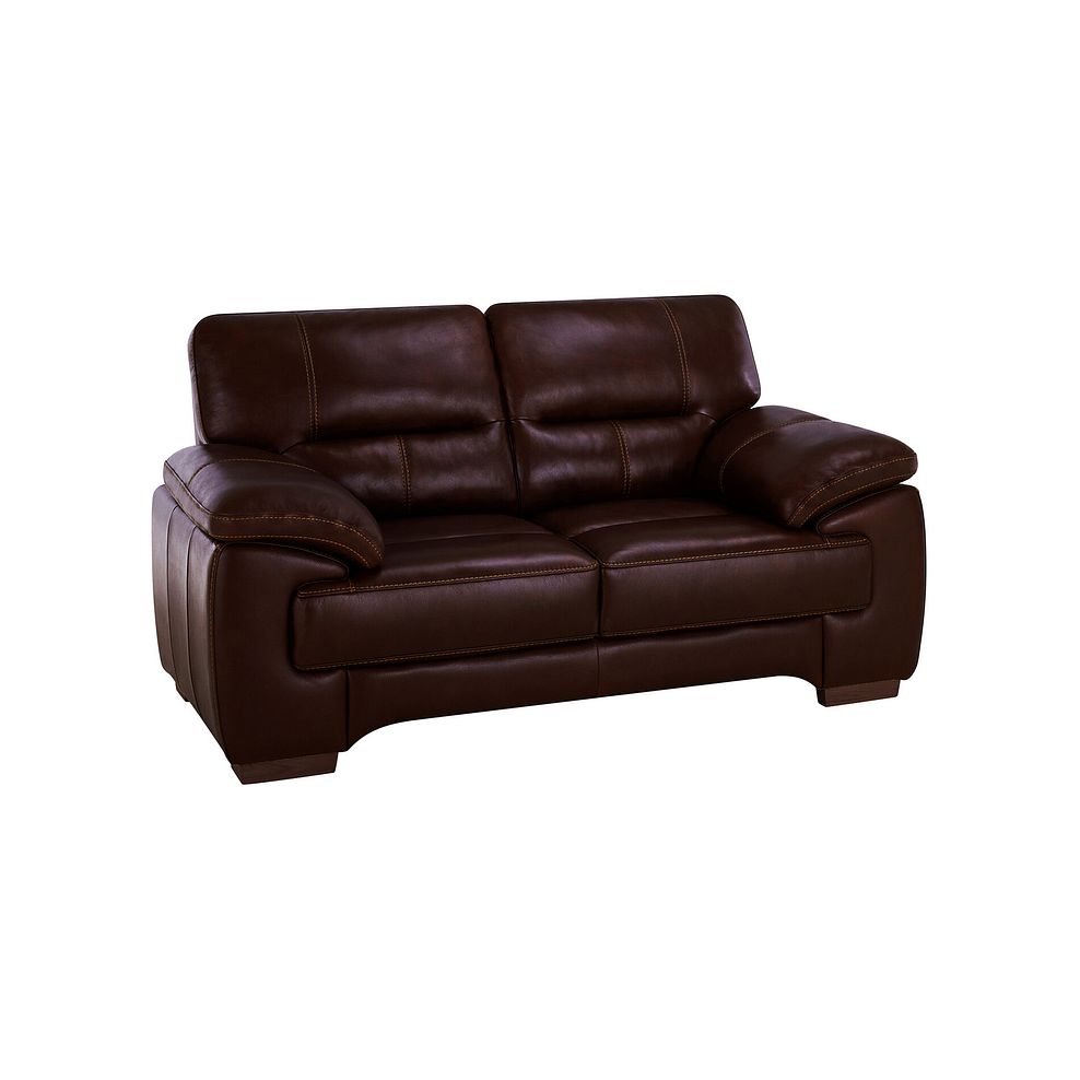 Arlington 2 Seater Sofa in Two Tone Brown Leather 2