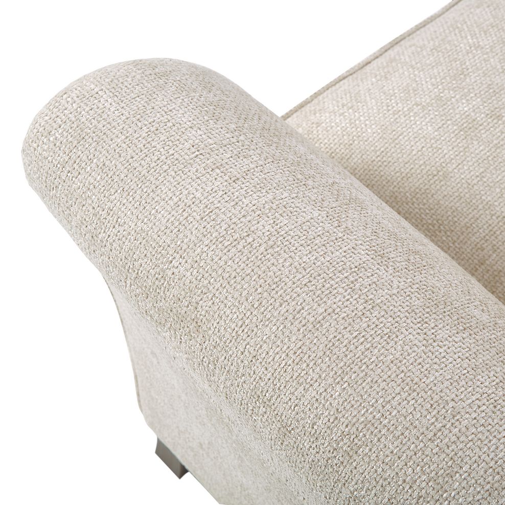 Ashby 3 Seater Pillow Back Sofa in Cream fabric 6
