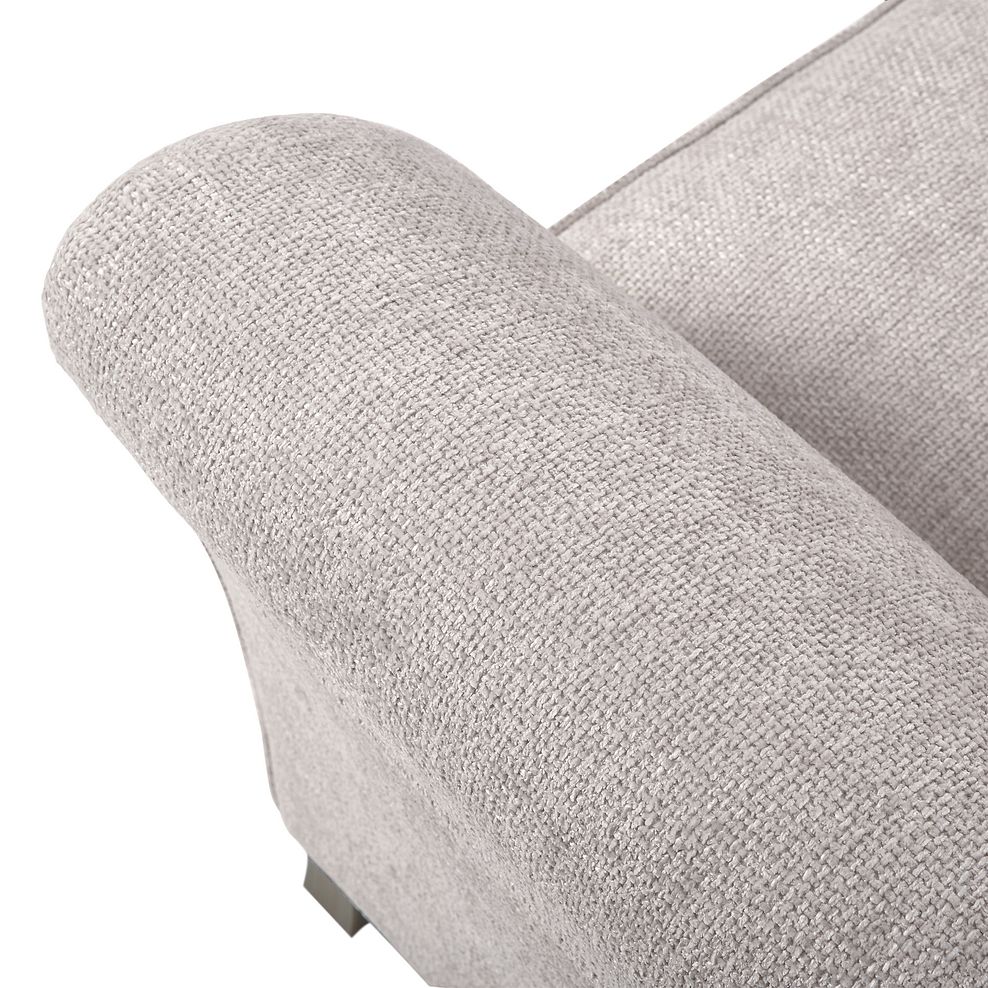 Ashby 3 Seater Pillow Back Sofa in Ivory fabric 6