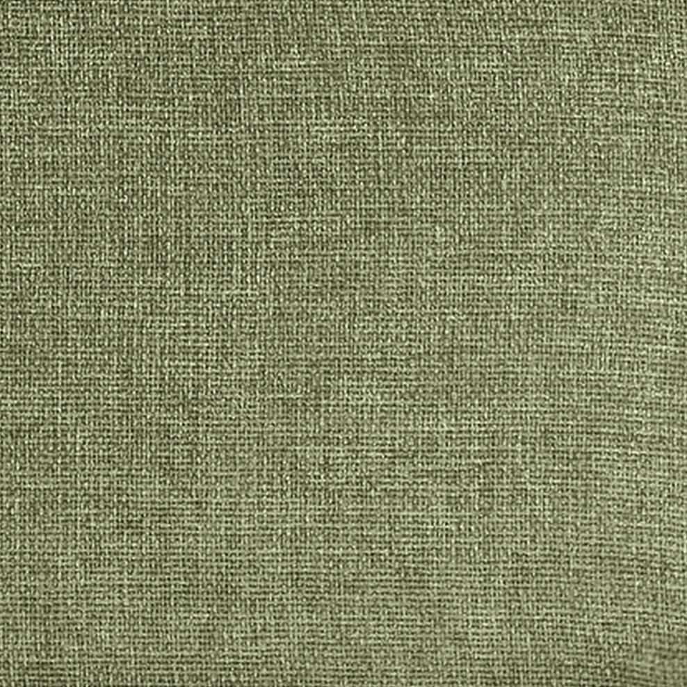 Ashby 3 Seater Pillow Back Sofa in Olive fabric 9