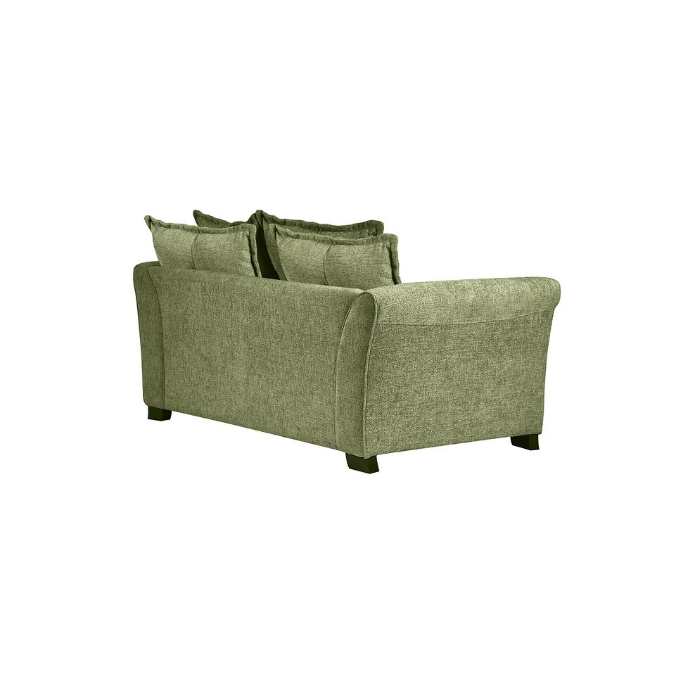 Ashby 3 Seater Pillow Back Sofa in Olive fabric 3
