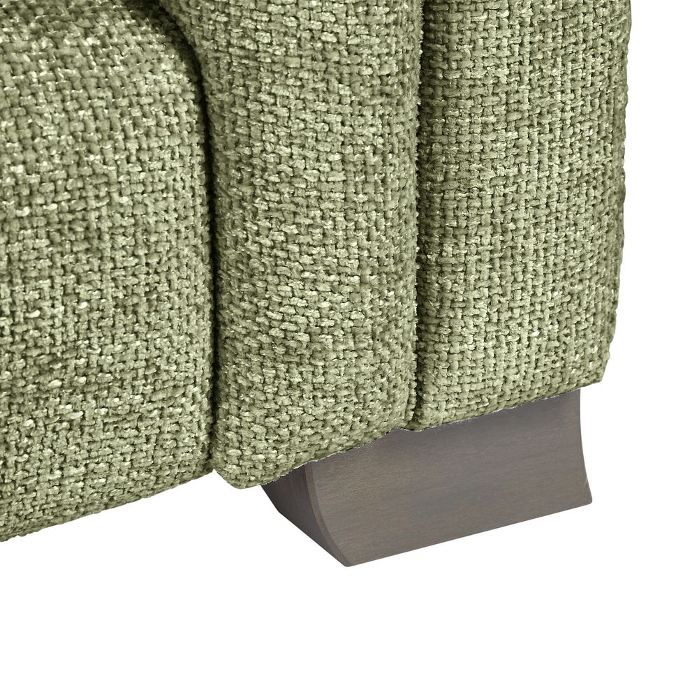 Ashby 3 Seater Pillow Back Sofa in Olive fabric 5