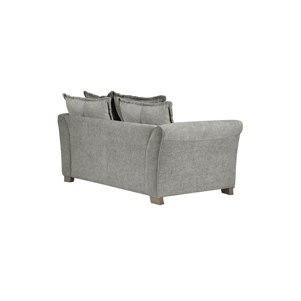Ashby 3 Seater Pillow Back Sofa in Platinum fabric 3