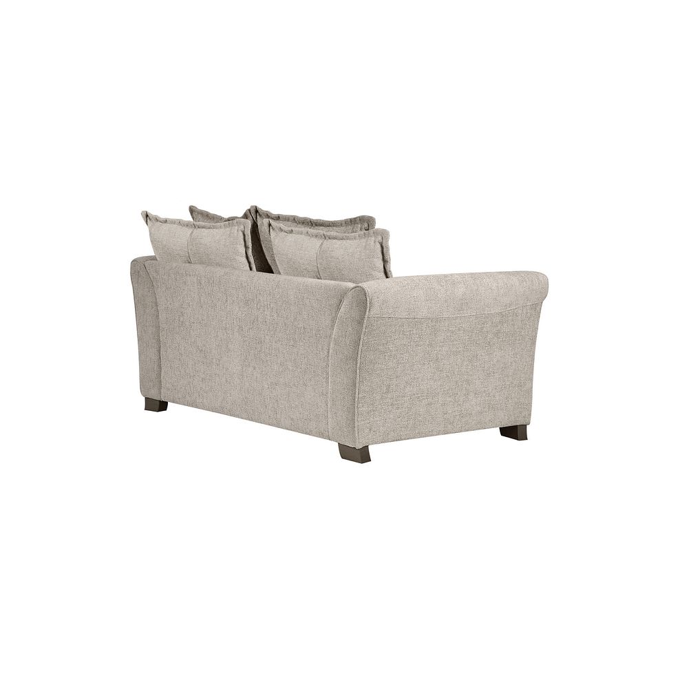 Ashby 3 Seater Pillow Back Sofa in Stone fabric 3