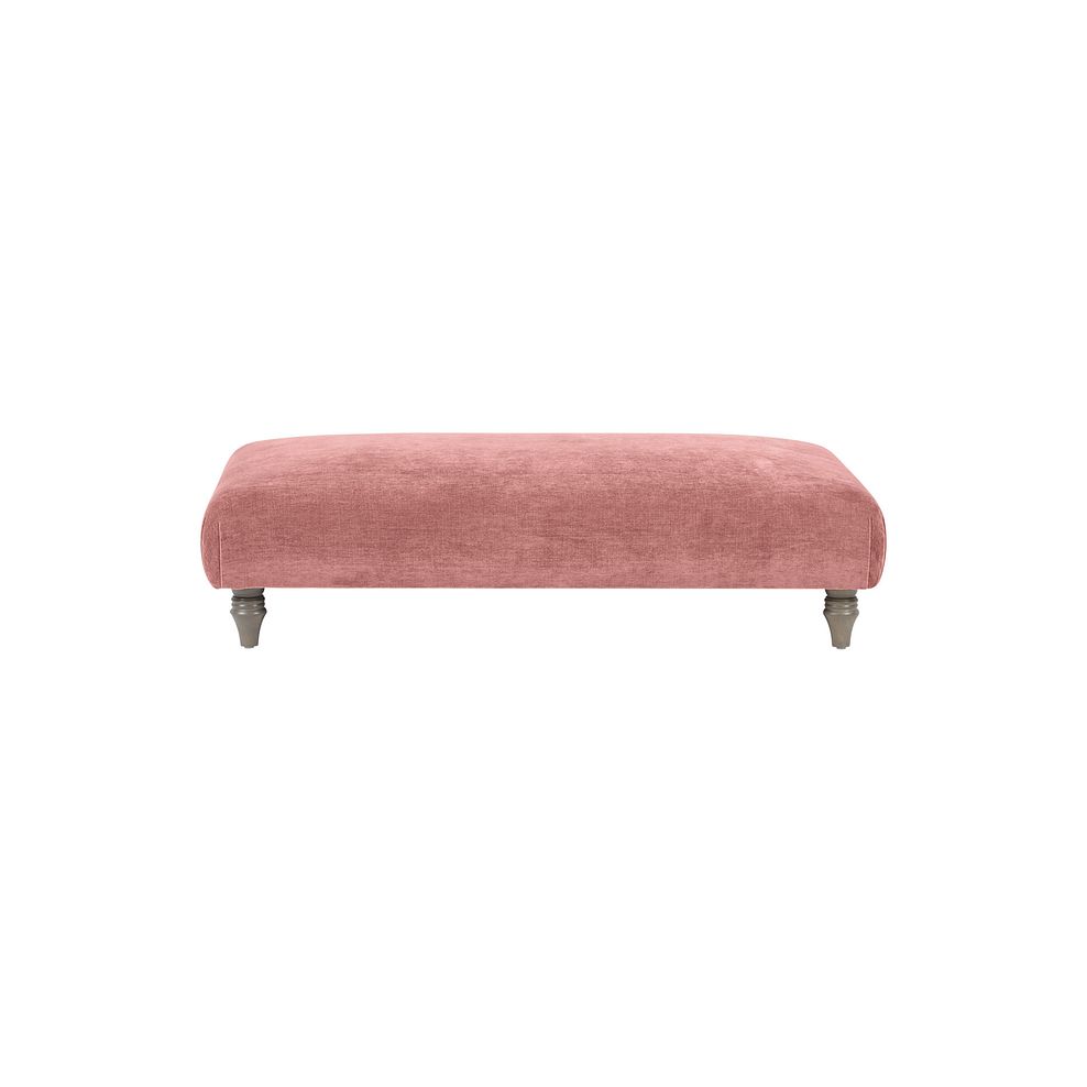 Ashby Footstool in Blush fabric 2