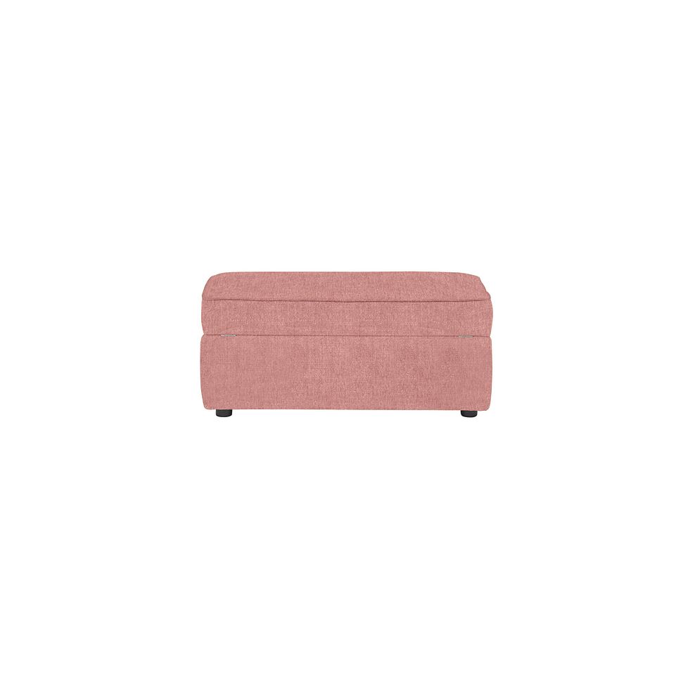 Ashby Storage Footstool in Blush fabric 5