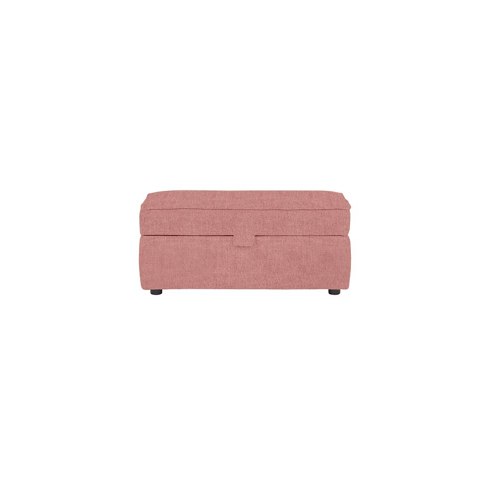 Ashby Storage Footstool in Blush fabric 2