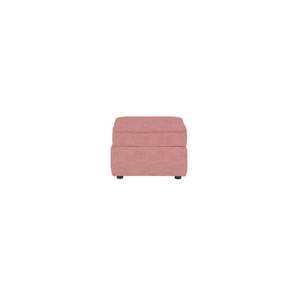 Ashby Storage Footstool in Blush fabric 4