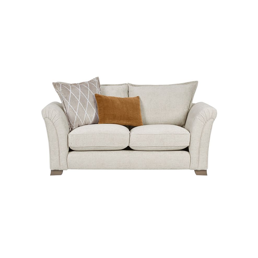 Ashby 2 Seater High Back Sofa in Cream fabric 4