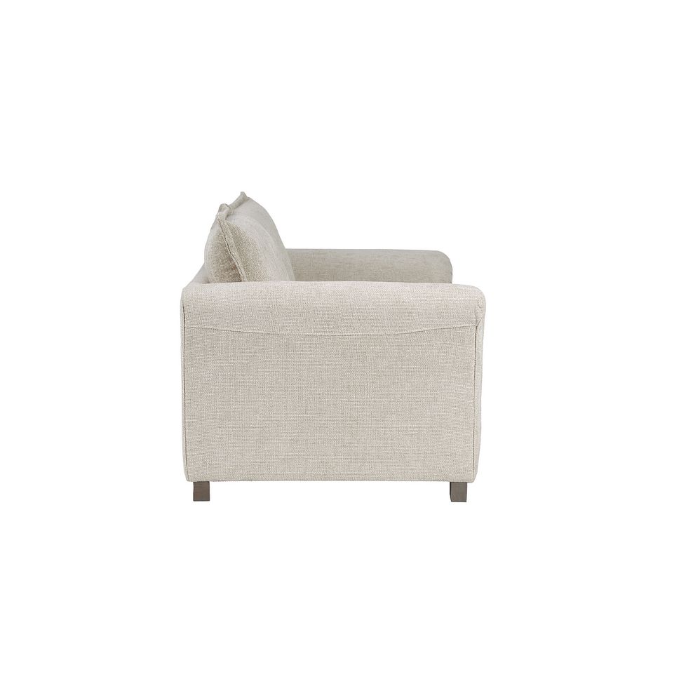 Ashby 2 Seater High Back Sofa in Cream fabric 6
