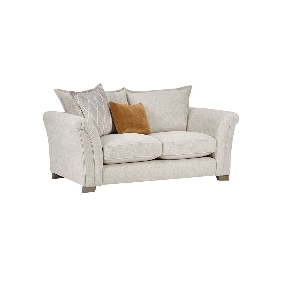 Ashby 2 Seater High Back Sofa in Cream fabric 3