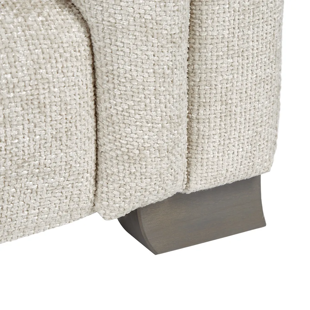 Ashby 3 Seater High Back Sofa in Cream fabric 5