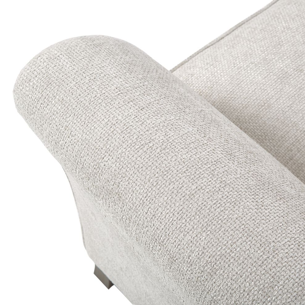 Ashby 4 Seater Pillow Back Sofa in Cream fabric 9