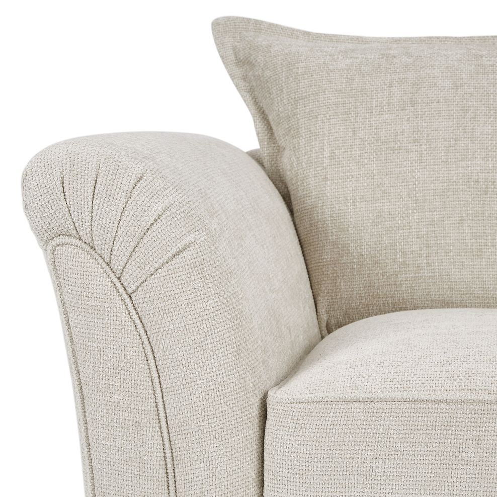 Ashby Armchair in Cream fabric 10