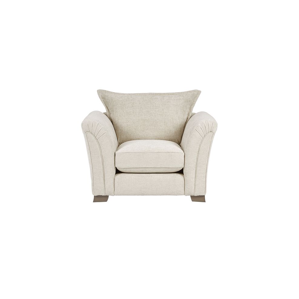 Ashby Armchair in Cream fabric 4