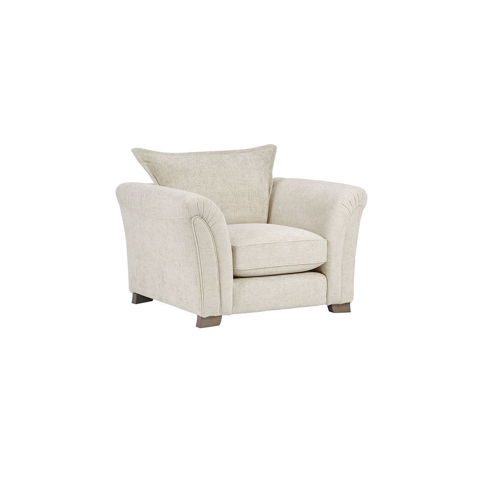 Ashby Armchair in Cream fabric 3
